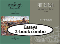 Two book combo. Essays by Abby Mendelson and Samuel Hazo explore the heart and soul of Pittsburgh, Pennsylvania, its people, its neighborhoods, its history and heritage. By two of Pittsburgh's top authors.